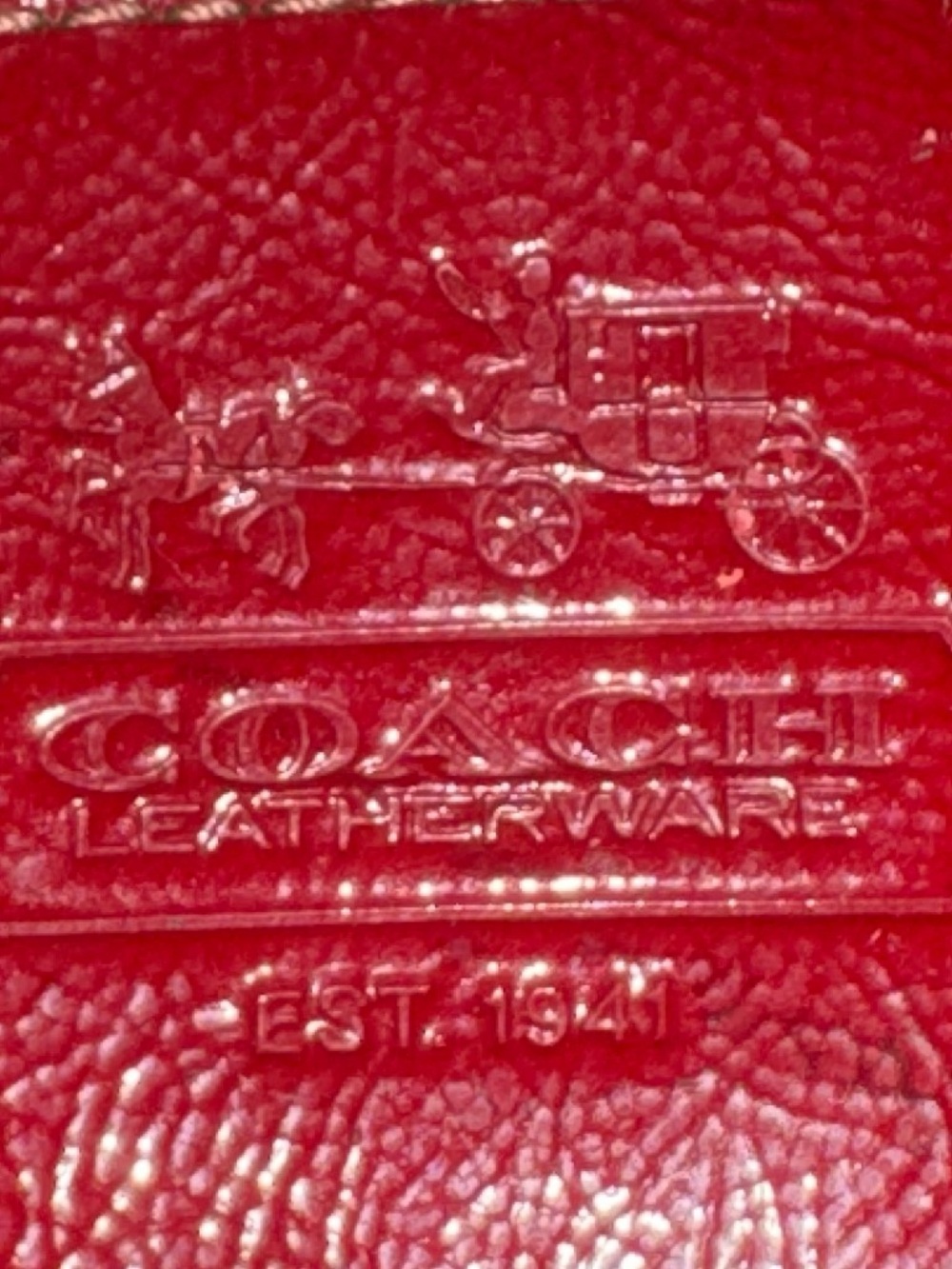 Sold: Coach Zoe Burgundy Glossy Leather Shoulder Hobo with Chain Accent - Picture 6 of 7